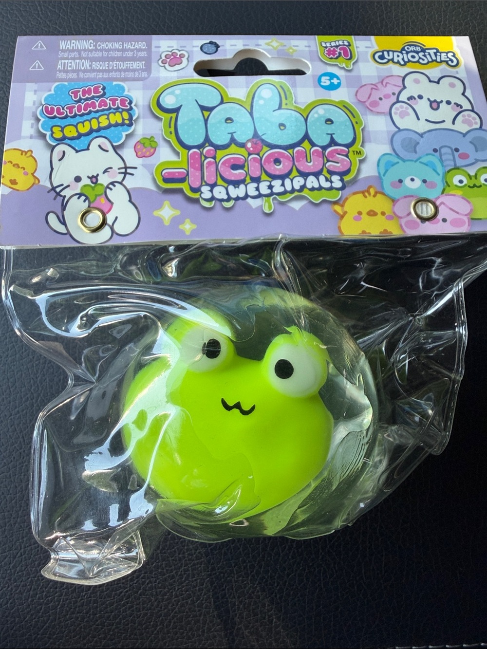 Taba-licious Squeezipals Frog Squishy Toy - Green